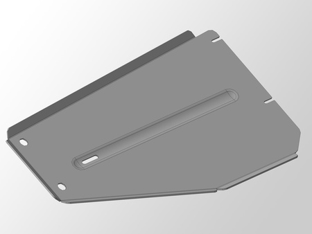 Защита раздаточной коробки (алюминий) ТСС Volkswagen Touareg /R-Line (2010-2018) ZKTCC00107