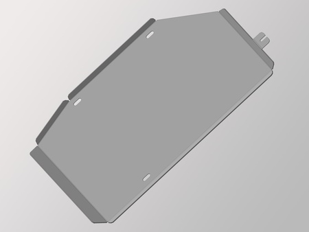 Защита бака (алюминий) ТСС Volkswagen Touareg /R-Line (2010-2018) ZKTCC00109-1