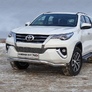 Защита переднего бампера волна 76,1 Toyota Fortuner (2017-2024)