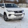 Защита переднего бампера нижняя 76,1 Toyota Fortuner (2017-2024)