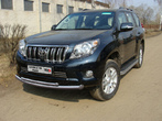 Защита порогов 42,4 мм Toyota Land Cruiser 150 Prado (2009-2013)