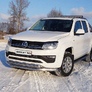 Защита кузова и заднего стекла со светодиодной фарой 75х42 мм (на крышку) Volkswagen Amarok (2016-2023)