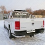 Защита кузова и заднего стекла со светодиодной фарой 75х42 мм (на крышку) Volkswagen Amarok (2016-2023)