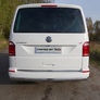 Защита заднего бампера (овальная) 75х42 мм  Volkswagen Caravelle (2017-2020)