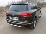 Защита заднего бампера 60,3 мм Volkswagen Touareg R-Line (2014-2018)