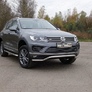 Защита переднего бампера (кенгурин) 60,3 мм Volkswagen Touareg R-Line (2014-2018)