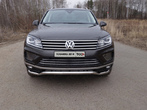 Защита переднего бампера (кенгурин) 60,3 мм Volkswagen Touareg (2014-2018)