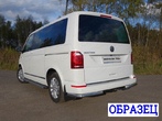 Защита заднего бампера (уголки) 60,3 мм Volkswagen Transporter (2017-2020)