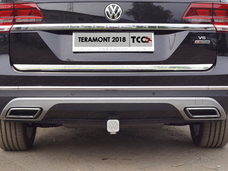 Накладки на заднюю дверь (лист зеркальный) Volkswagen Teramont (2018-2023) VWTER18-02