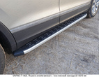 Пороги алюминиевые с пластиковой накладкой Volkswagen Tiguan (2017-2024)