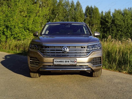 Защита передняя нижняя 60,3 мм Volkswagen Touareg (2018-2024) VWTOUAR18-22