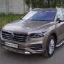 Защита передняя нижняя овальная 75х42 мм Volkswagen Touareg (2018-2024)