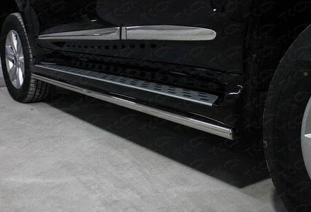 Защита порогов 42,4 мм Haval H9 (2017-2024) HAVH917-15