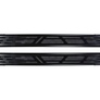 Пороги алюминиевые Corund Black для Nissan X-Trail (2015-2021)