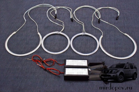 Ангельские глазки (CCFL) для Mitsubishi Lancer X (2007-2019) BGT-AE-MLX