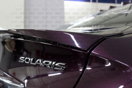 Спойлер для Hyundai Solaris седан (2011-2014) 