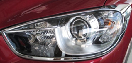 Накладки на передние фары Mazda CX-5 (2011-2015) CNT35-CX5-013