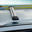 Багажник на рейлинги FicoPro (серебристый) Opel Combo (2012-2019) 