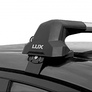 Багажная система LUX CITY с черными аэродинамическими дугами аэро-трэвэл для Ford Focus седан, хэтчбек (2005-2011)