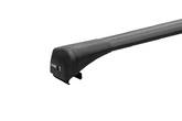 Багажная система LUX Bridge с черными аэродинамическими дугами Chery Tiggo 7 Pro без люка (2020-2023)