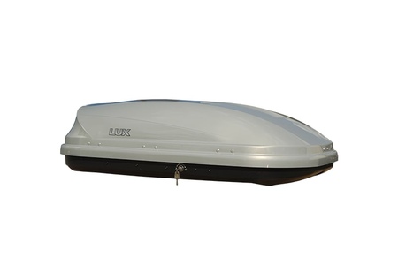 Бокс багажный на крышу Lux Flagman 370L серый металлик 844116