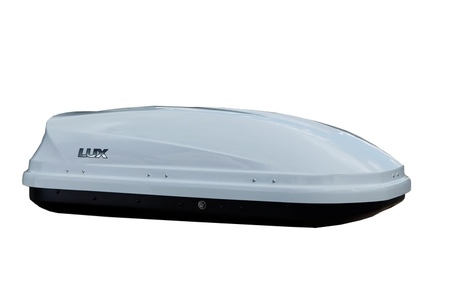 Бокс багажный на крышу Lux Flagman 370L белый глянец 844123