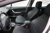 Чехлы на сиденья Seintex из экокожи Nissan Almera (спинка цельная) (2013-2020)