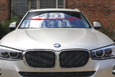 Дефлектор лобового стекла BMW X3 с релингами (2010-2017)