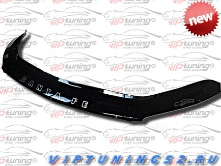 Дефлектор капота Hyundai Santa Fe (2012-2019) Vip Tuning HYD52