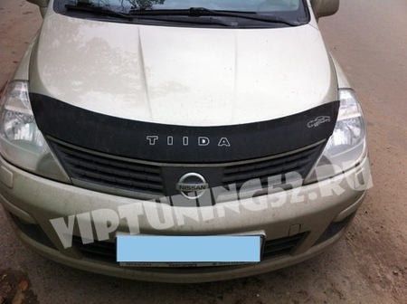 Дефлектор капота  Nissan Tiida sd/hb (2004-2015) Vip Tuning NS13