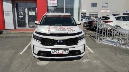 Дефлектор капота SIM для Kia Sorento (2020-2025)  SKISOR2012