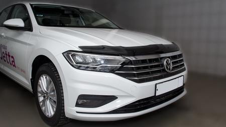 Дефлектор капота SIM для Volkswagen Jetta (2020-2025)  SVOJET1812