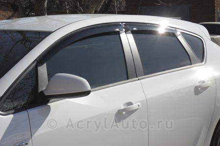 Дефлекторы боковых окон Opel Astra J хэтчбек (2010-2019) VAD 