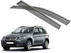 Дефлекторы боковых окон с хромированным молдингом BMW X5 (2006-2013) OEM-Tuning
