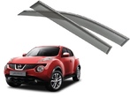 Дефлекторы боковых окон с хромированным молдингом Nissan Juke (2010-2019)