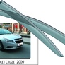 Дефлекторы боковых окон с хромированным молдингом Chevrolet Cruze седан (2009-2019)