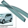 Дефлекторы боковых окон с хромированным молдингом Mitsubishi Outlander ХL (2007-2012)