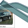 Дефлекторы боковых окон с хромированным молдингом Toyota Land Cruiser 150 (2009-2021)