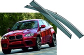 Дефлекторы боковых окон с хромированным молдингом BMW X6 (2008-2014)