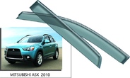 Дефлекторы боковых окон с хромированным молдингом Mitsubishi ASX (2010-2019)