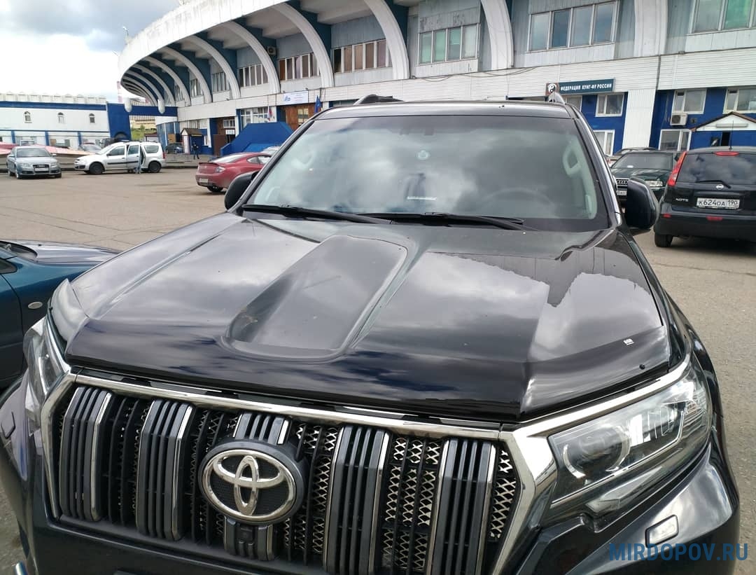 Дефлектор капота EGR Toyota Land Cruiser Prado 150 (2017-2024) № 039411 -  купить по лучшей цене на mirdopov.ru