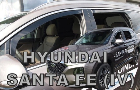 Дефлекторы боковых окон вставные Heko для Hyundai Santa Fe (2018-2024) 17295