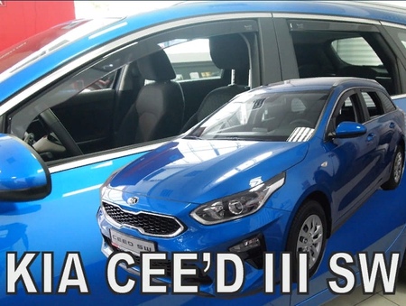 Дефлекторы боковых окон вставные Heko для Kia Ceed универсал (2018-2024) 20185