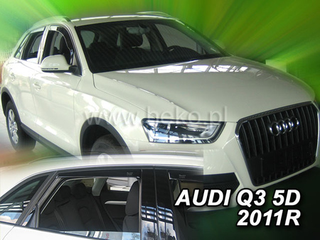 Дефлекторы боковых окон вставные Heko для Audi Q3 (2011-2019) 10241