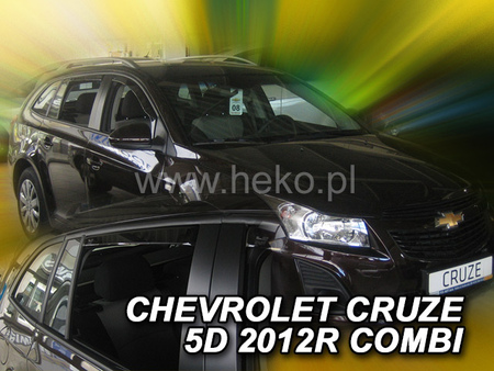 Дефлекторы боковых окон вставные Heko для Chevrolet Cruze универсал (2009-2015) 10542