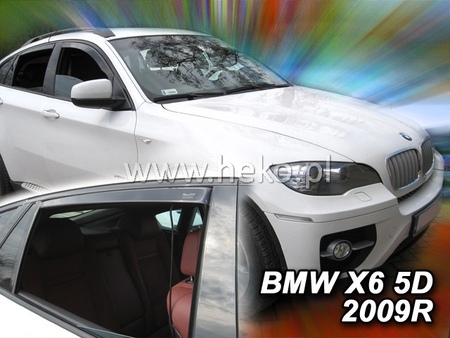 Дефлекторы боковых окон вставные Heko для BMW X6 (2007-2014) 11142