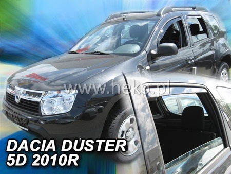 Дефлекторы боковых окон вставные Heko для Renault Duster (2011-2021) 13108