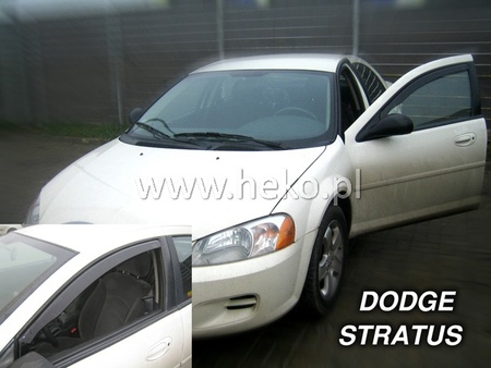 Дефлекторы боковых окон вставные Dodge Stratus передние двери (2000-2004) 13408