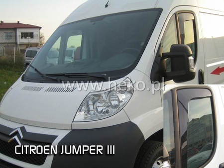 Дефлекторы боковых окон вставные передние Heko для Citroen Jumper (2006-2023) 15147