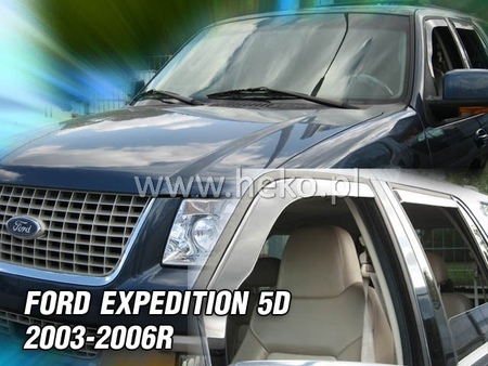 Дефлекторы боковых окон вставные Heko для Ford Expedition (1997-0707-2014) 15285